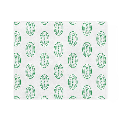 Chic Velveteen Blanket for Cozy Vibes, Soft Microfiber Throw, Ideal for Home Decor, Green Patterned Gift, Perfect for Birthdays