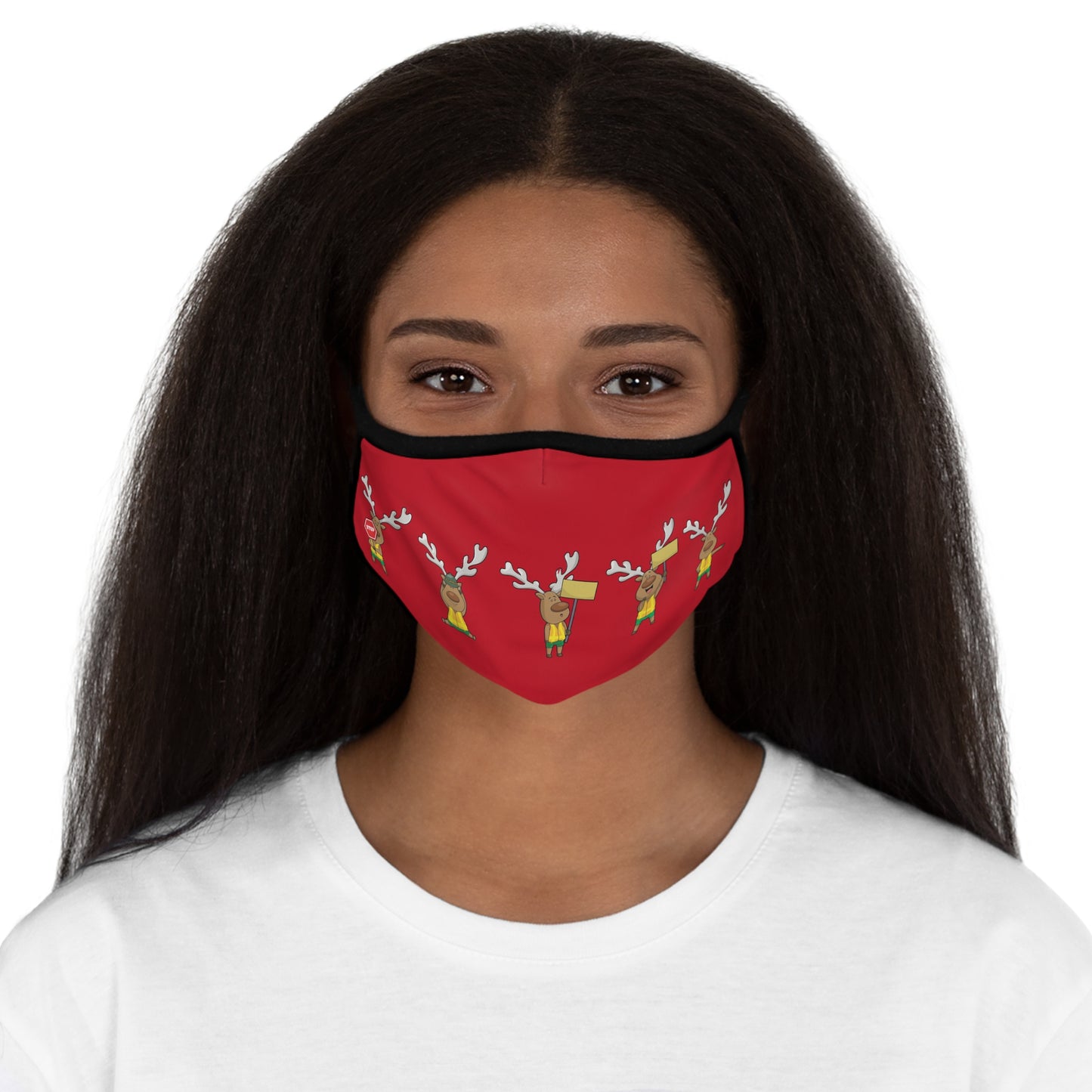 Face Mask - Blinky, Christmas in the Park Mascot Design