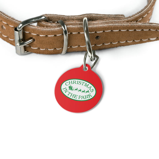 Pet Tag - Christmas in the Park Design