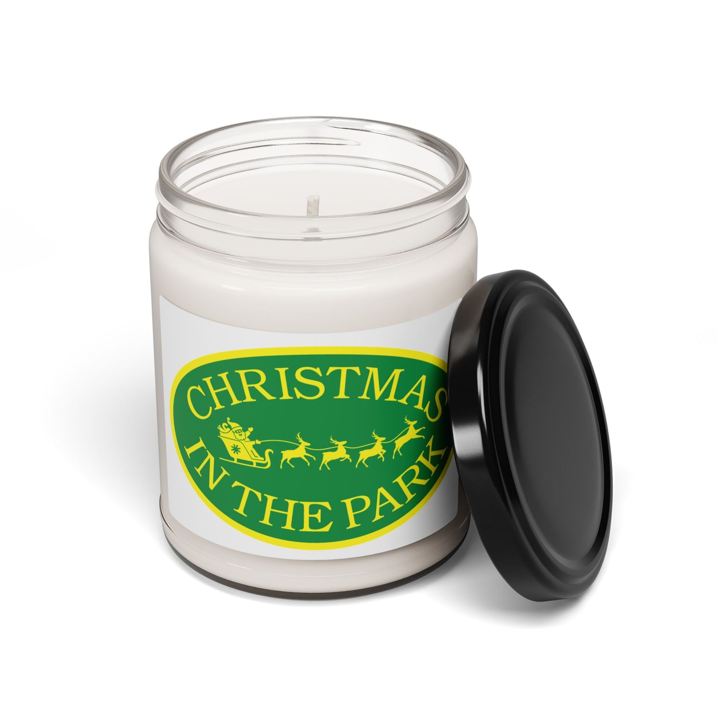 Christmas in the Park Scented Soy Candle, Cozy Holiday Gift, Aromatherapy Candle, Festive Home Decor, Eco-Friendly Candle