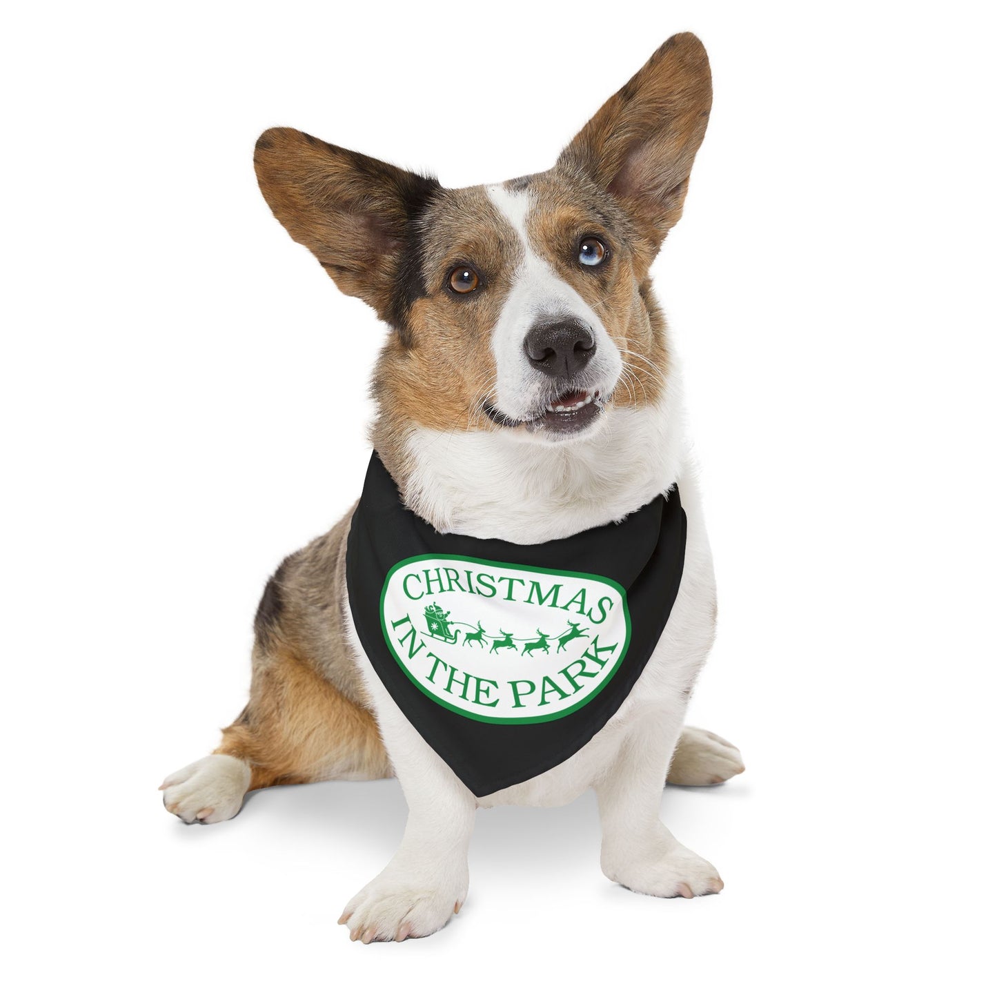 Christmas in the Park Pet Bandana Collar