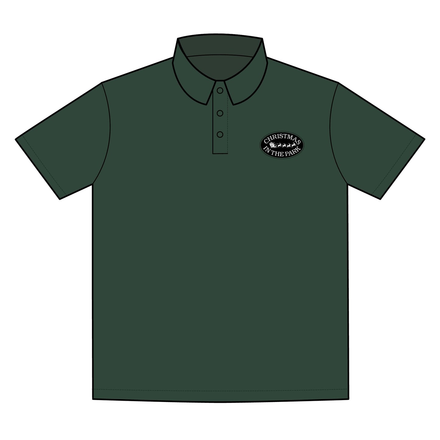 Polo Shirt - Christmas in the Park Design