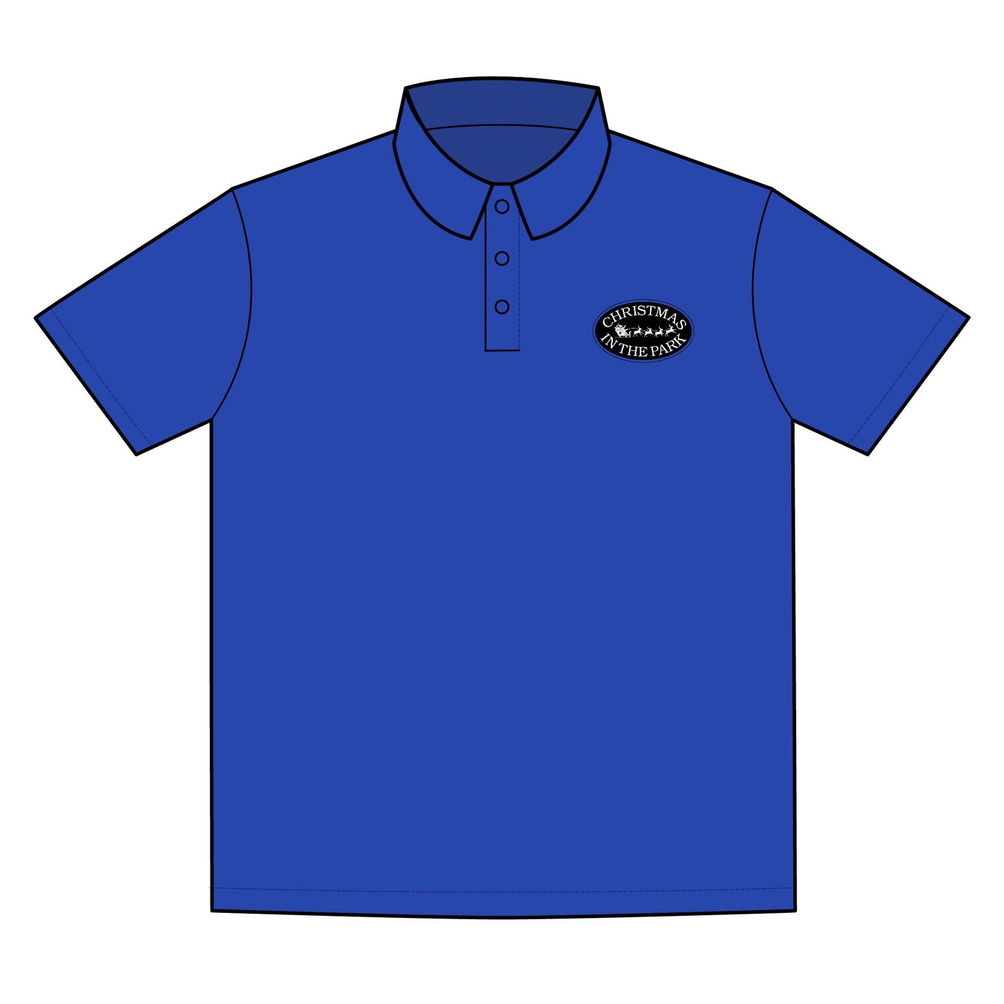 Polo Shirt - Christmas in the Park Design