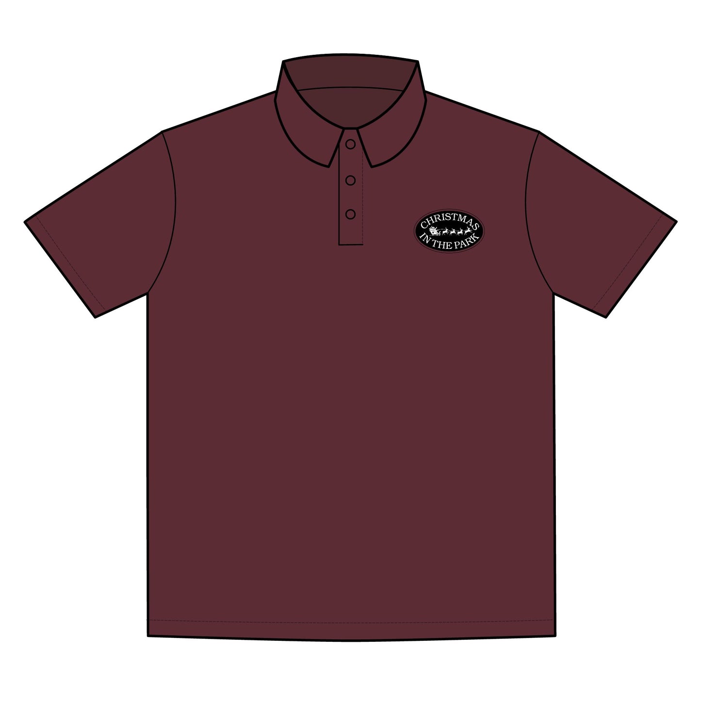 Polo Shirt - Christmas in the Park Design