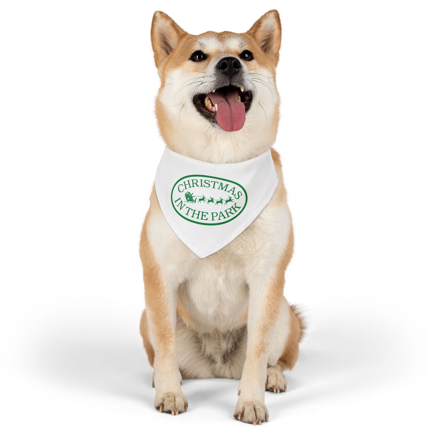 Christmas in the Park Pet Bandana Collar