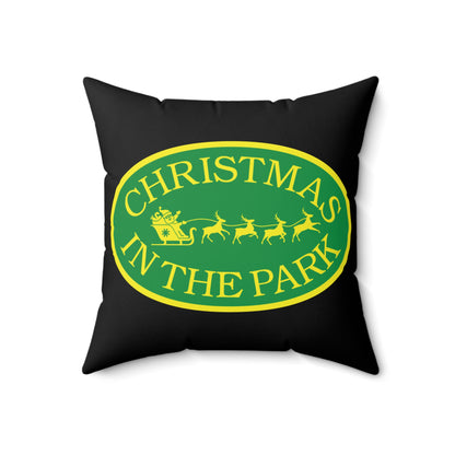 Festive Faux Suede Pillow, Christmas Decor, Cozy Home Accent, Holiday Gift, Unique Cushion, Seasonal Throw Pillow