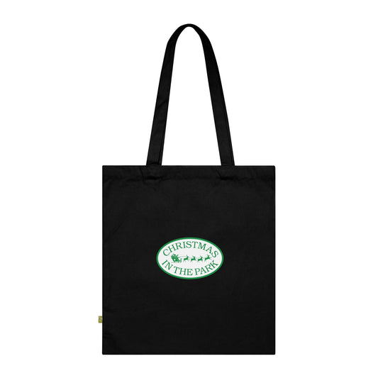 Christmas in the Park Tote Bag, Eco-Friendly Gift Bag, Reusable Shopping Tote, Holiday Gift Bag, Organic Cotton Handbag, Festival Accessory