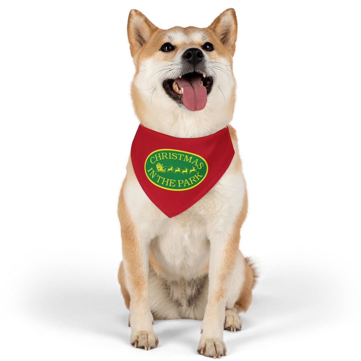 Christmas in the Park Pet Bandana Collar