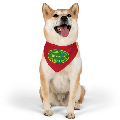 Christmas in the Park Pet Bandana Collar