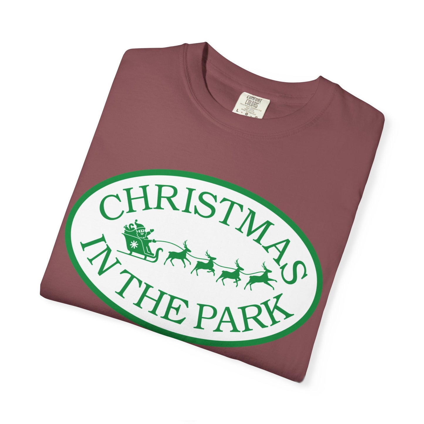 Christmas in the Park T-Shirt | Festive Holiday Tee for Celebrations, Gift for Family, Unisex Christmas Apparel, Joyful Winter Wear