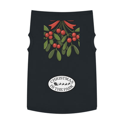 Festive Pet Tank Top - Christmas in the Park Design, Holiday Dog Shirt, Cute Pet Apparel, Christmas Dog Outfit, Pet Gift