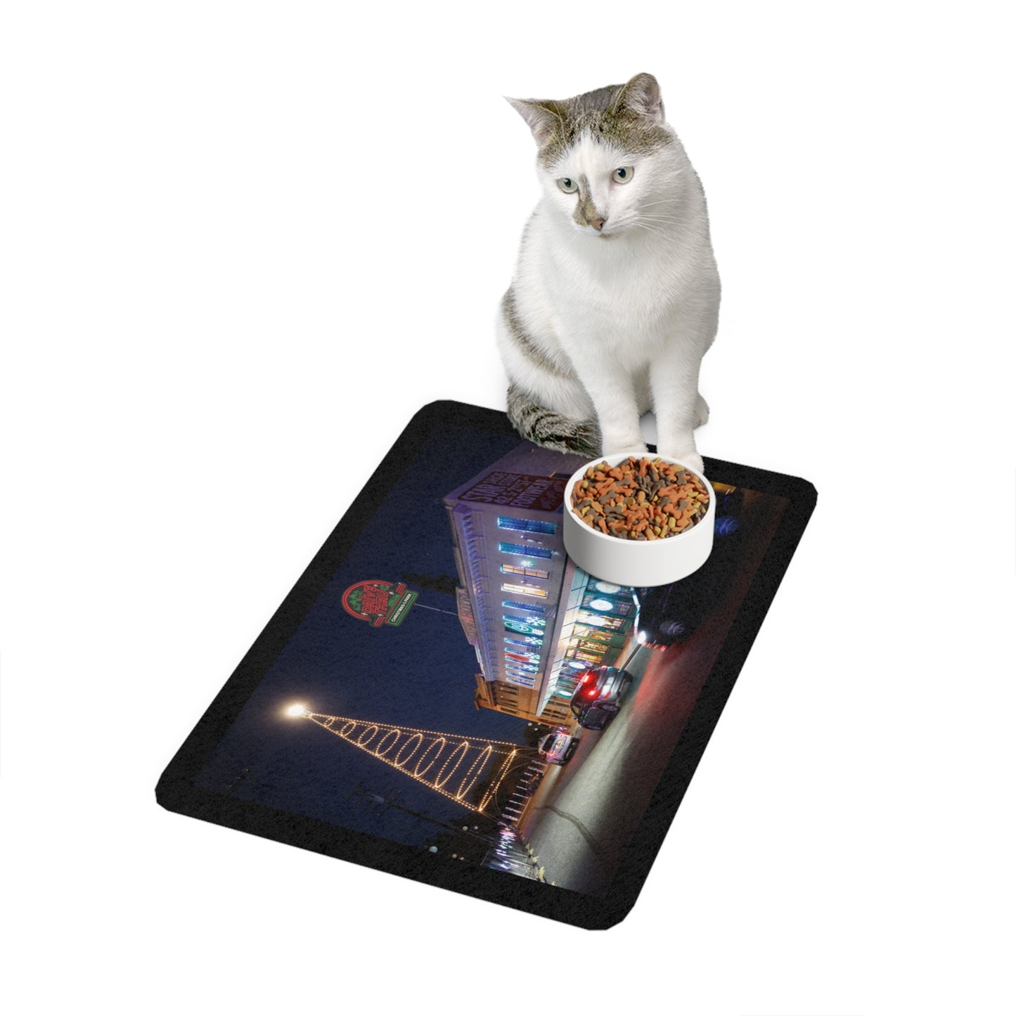 Christmas in the Park Drive-thru Pet Food Mat