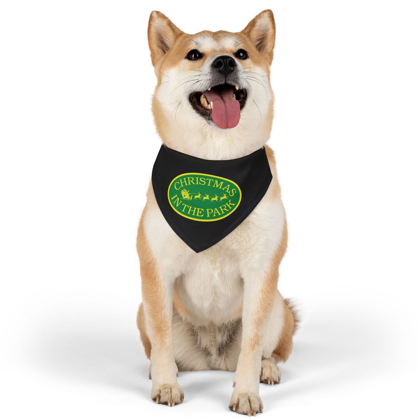 Christmas in the Park Pet Bandana Collar