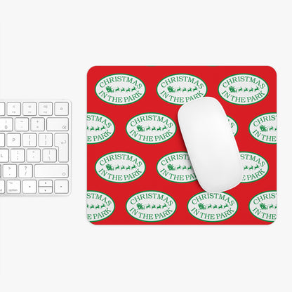 Christmas-Themed Mouse Pad for Festive Office Decor, Holiday Gift for Coworkers, Gaming Accessory, Desk Accessory, Seasonal Office Supplies