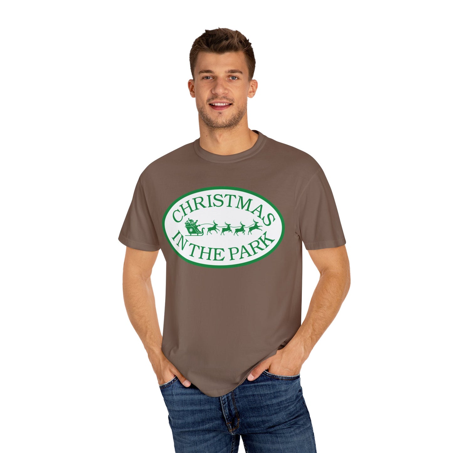 Christmas in the Park T-Shirt | Festive Holiday Tee for Celebrations, Gift for Family, Unisex Christmas Apparel, Joyful Winter Wear