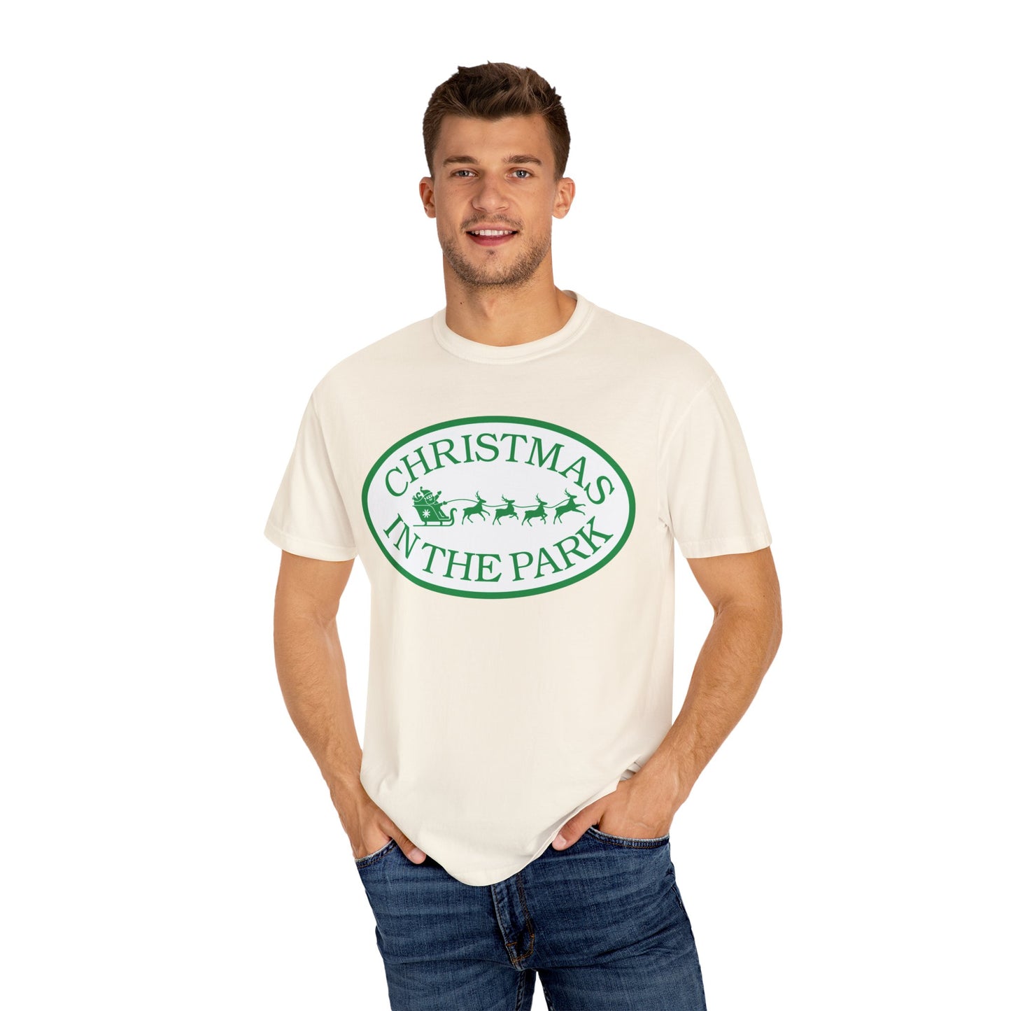 Christmas in the Park T-Shirt | Festive Holiday Tee for Celebrations, Gift for Family, Unisex Christmas Apparel, Joyful Winter Wear