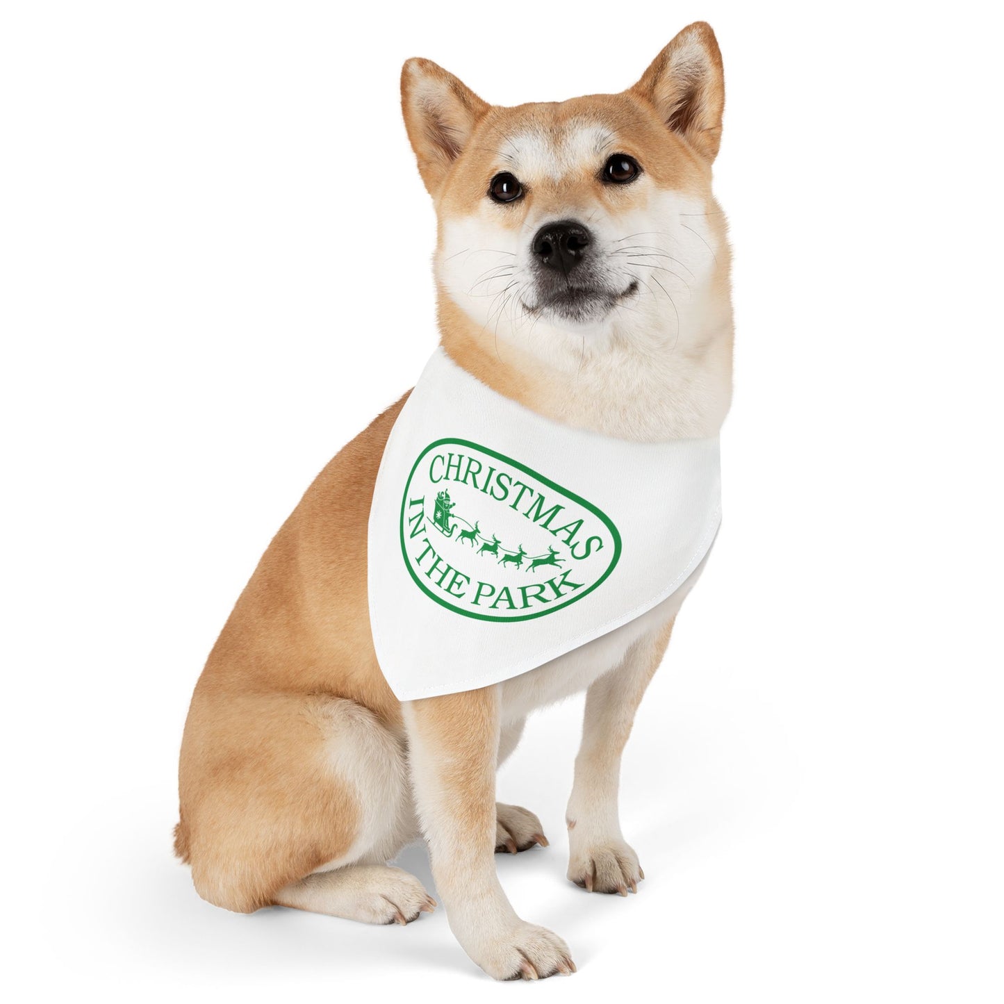 Christmas in the Park Pet Bandana Collar