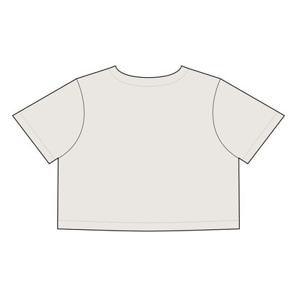 Christmas in the Park Women's Heavy Faded Crop Tee, Holiday Gift, Cute Christmas Shirt, Festive Crop Top, Casual Tee for Celebrations