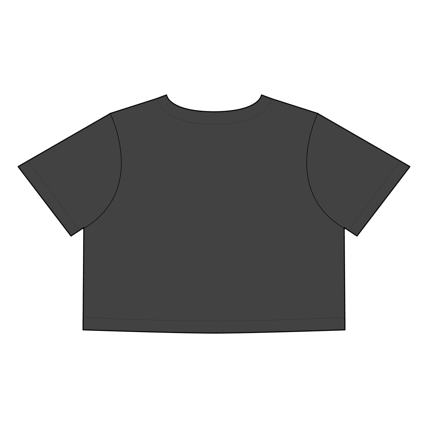 Christmas in the Park Women's Heavy Faded Crop Tee, Holiday Gift, Cute Christmas Shirt, Festive Crop Top, Casual Tee for Celebrations