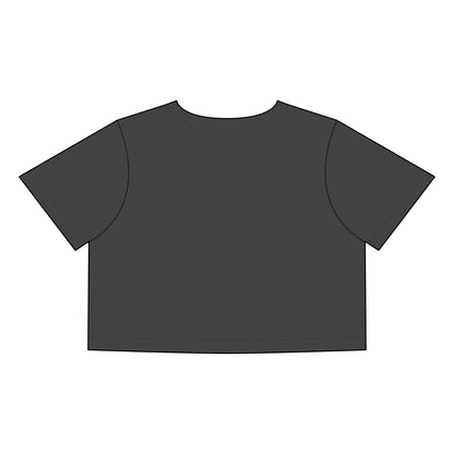Christmas in the Park Women's Heavy Faded Crop Tee, Holiday Gift, Cute Christmas Shirt, Festive Crop Top, Casual Tee for Celebrations