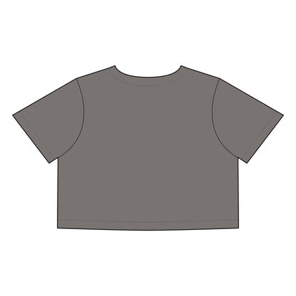 Christmas in the Park Women's Heavy Faded Crop Tee, Holiday Gift, Cute Christmas Shirt, Festive Crop Top, Casual Tee for Celebrations