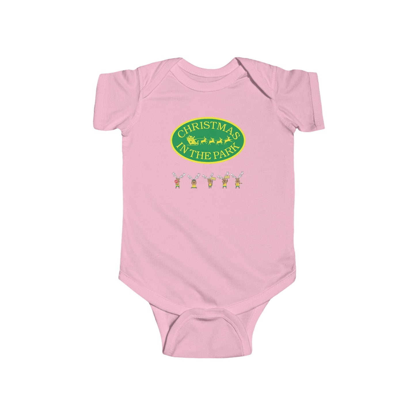 Christmas Park Infant Bodysuit, Holiday Baby Gift, Cute Christmas Outfit, Festive Baby Clothes, Unisex Baby Bodysuit