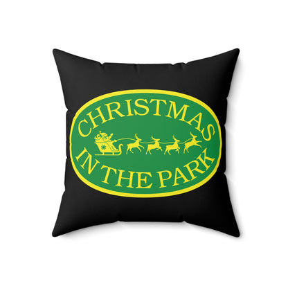 Festive Faux Suede Pillow, Christmas Decor, Cozy Home Accent, Holiday Gift, Unique Cushion, Seasonal Throw Pillow