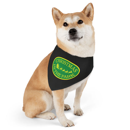 Christmas in the Park Pet Bandana Collar