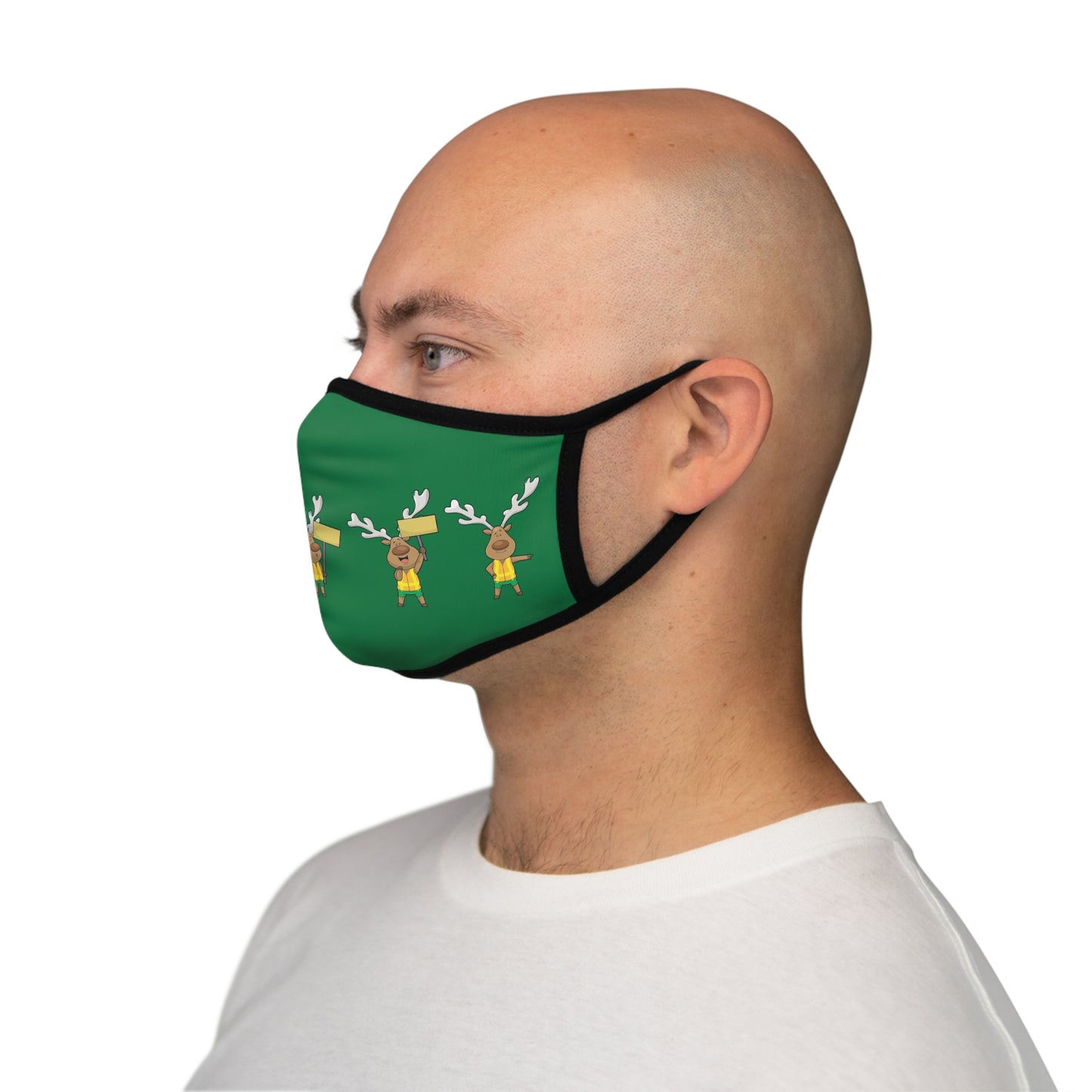 Face Mask - Blinky, Christmas in the Park Mascot Design
