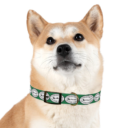 Christmas Dog Collar, Holiday Pet Accessory, Festive Dog Gear, Seasonal Pet Collar, Dog Fashion for Christmas, Gift for Dog Lovers