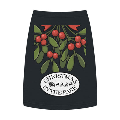 Festive Pet Tank Top - Christmas in the Park Design, Holiday Dog Shirt, Cute Pet Apparel, Christmas Dog Outfit, Pet Gift
