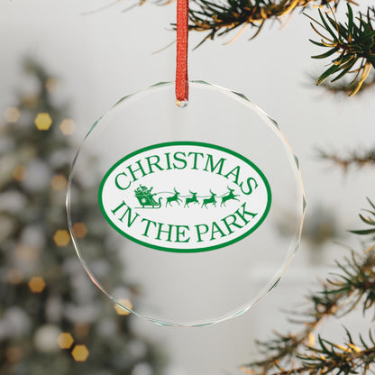 Crystal Glass Ornament, Heart-Shaped Holiday Decor, Christmas Keepsake, Personalized Gift, Tree Ornament, Festive Decoration
