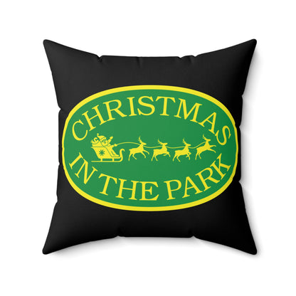 Festive Faux Suede Pillow, Christmas Decor, Cozy Home Accent, Holiday Gift, Unique Cushion, Seasonal Throw Pillow