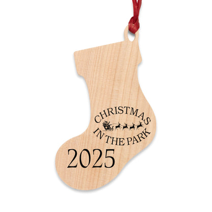 Wooden Ornament - Christmas in the Park 2025