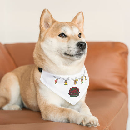 Blinky Chirstmas in the Park Drive-thru Pet Bandana Collar