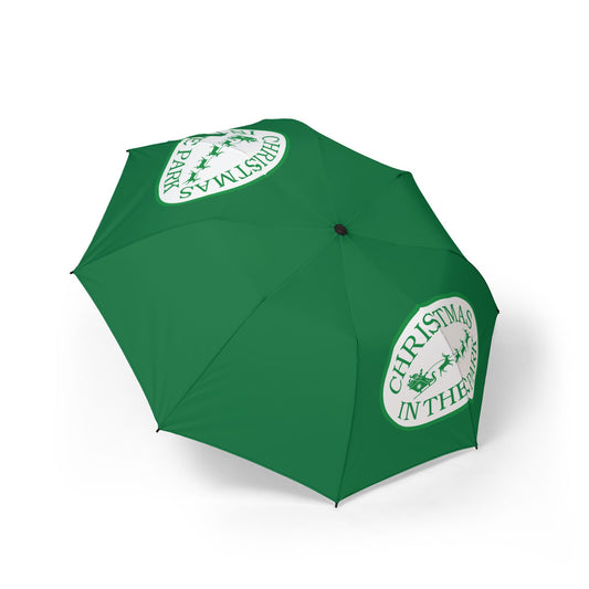 Festive Christmas Umbrella, Holiday Gift for Her, Foldable Rain Gear, Eco-Friendly Accessory, Winter Party Essentials