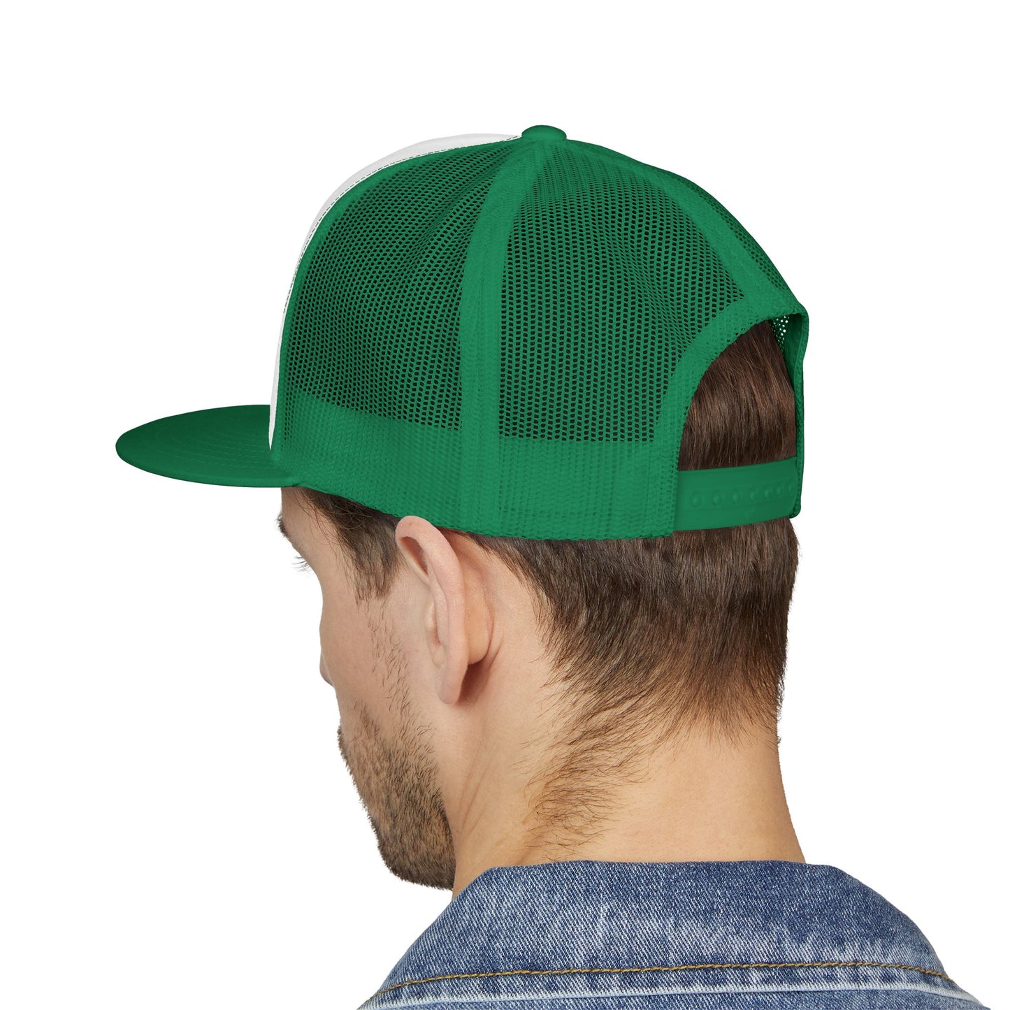 Embroidered Snowman Trucker Cap — Festive Winter Hat