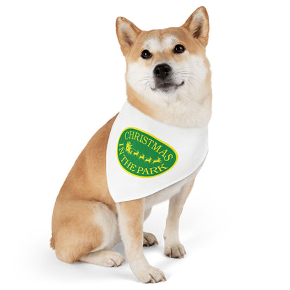 Christmas in the Park Pet Bandana Collar