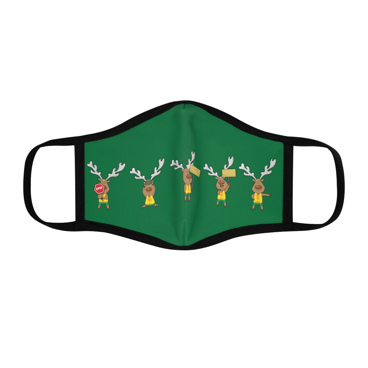 Face Mask - Blinky, Christmas in the Park Mascot Design