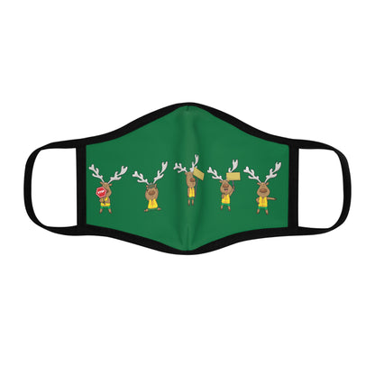 Face Mask - Blinky, Christmas in the Park Mascot Design