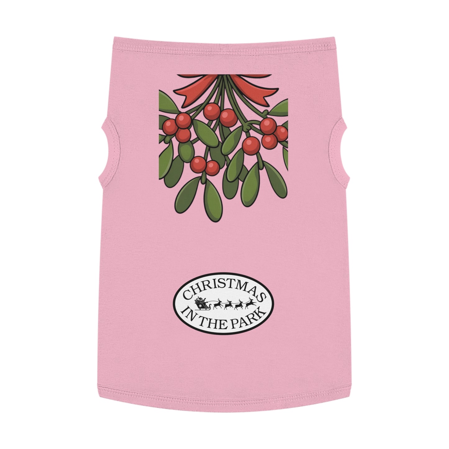 Festive Pet Tank Top - Christmas in the Park Design, Holiday Dog Shirt, Cute Pet Apparel, Christmas Dog Outfit, Pet Gift