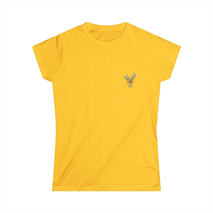 Stylish Women's Softstyle Tee with Unique Design, Casual Top, Summer Shirt, Gift for Her, Trendy Graphic Tee