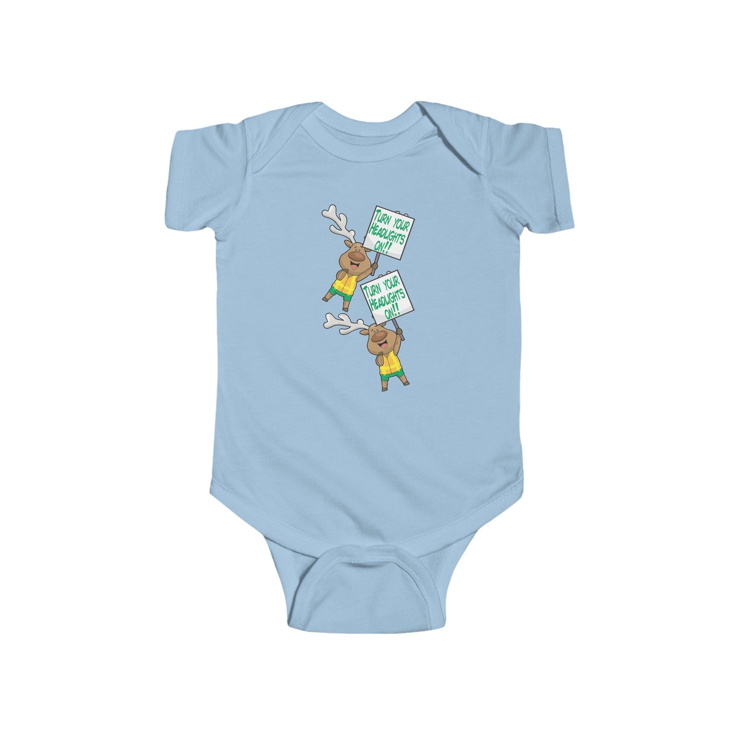 Infant Bodysuit Christmas in the Park Mascot Blinky