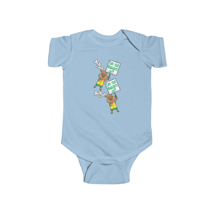 Infant Bodysuit Christmas in the Park Mascot Blinky