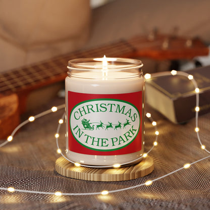 Christmas in the Park Festive Christmas Scented Soy Candle, Holiday Home Decor, Christmas Gift Idea, Seasonal Fragrance, Cozy Comforts
