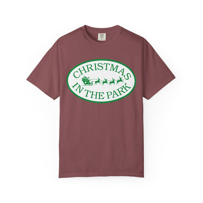 Christmas in the Park T-Shirt | Festive Holiday Tee for Celebrations, Gift for Family, Unisex Christmas Apparel, Joyful Winter Wear