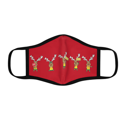 Face Mask - Blinky, Christmas in the Park Mascot Design