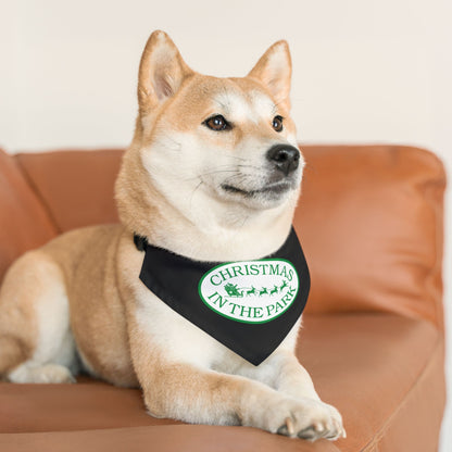 Christmas in the Park Pet Bandana Collar