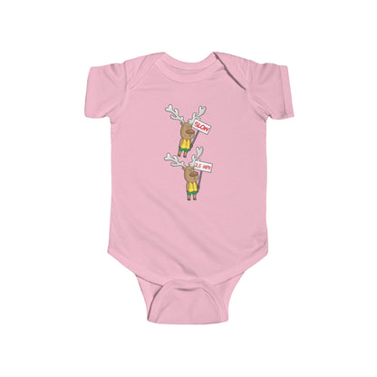 Baby Bodysuit Christmas in the Park Blinky the Reindeer Mascot