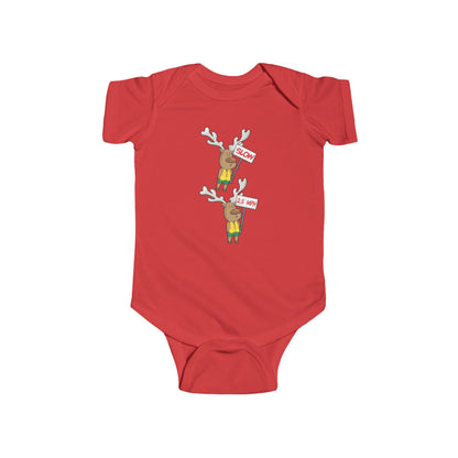Baby Bodysuit Christmas in the Park Blinky the Reindeer Mascot